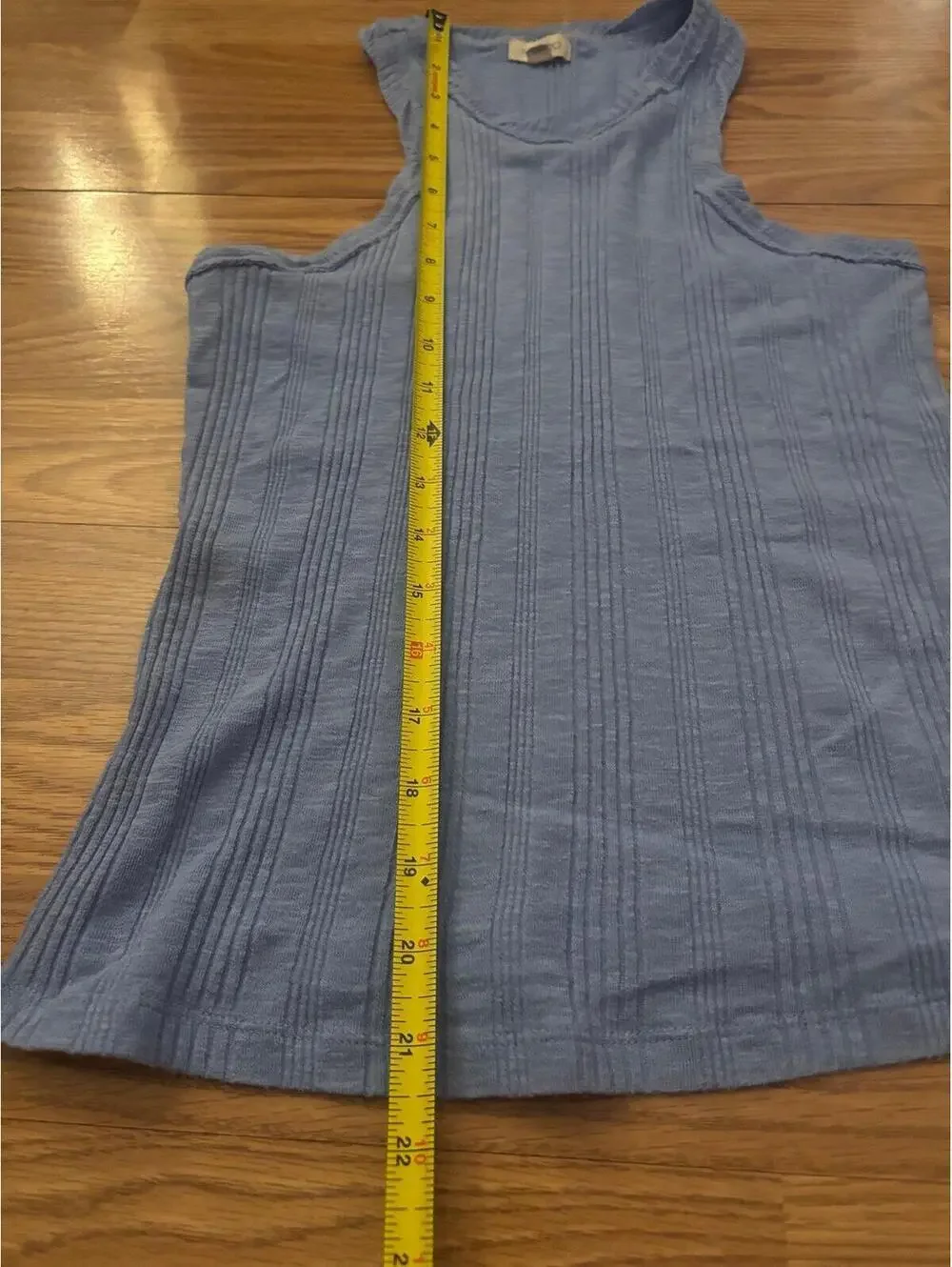 Pilcro Ribbed Racer Back Tank Top Size XS - Picture 4 of 6